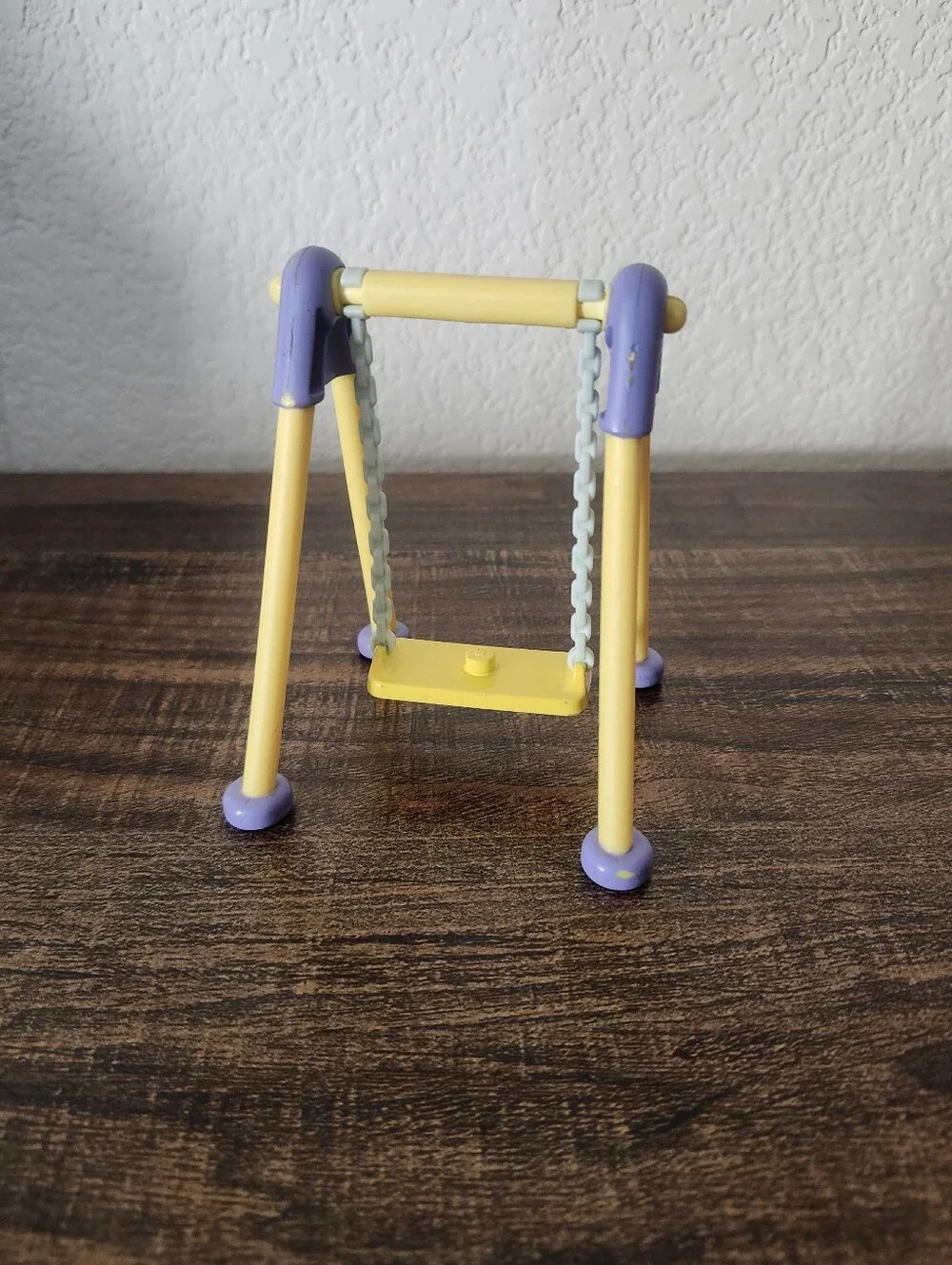 Bluey Yellow and Purple Kids Toy Swing Accessory - Playset Component